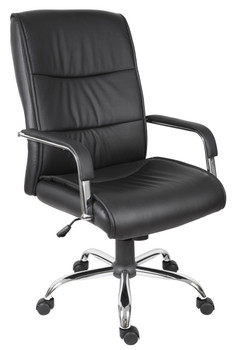 Kendal Luxury Faux Leather Executive Office Chair Black - 6901KB - 6901KB