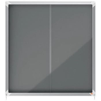 Nobo Premium Plus Felt Lockable Notice Board 12xA4 1915337 1915337