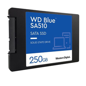 Wd 250Gb Blue Sa510 G3 Ssd 2.5" Sata3 R/W 555/440 Mb/S 80K/78K Iops 7Mm WDS250G3B0A