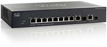Cisco SB SG350-10MP-K9-EU SG350 Switch 8 x 10/100/1000 SG350-10MP-K9-EU