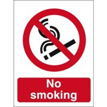 Stewart Superior No Smoking Sign 150X200mm P089SAV-A5