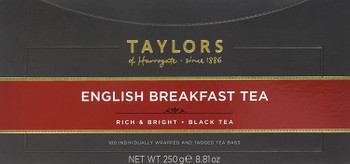 Taylors English Breakfast Tea Envelopes Pack 100 2650RW