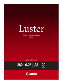 Canon Lu-101 A3 Luster Paper 20 Sheets - 6211B007 6211B007