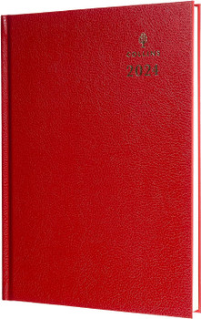 Collins 44 Diary A4 Day To Page 2024 Red 44.15-24 819778