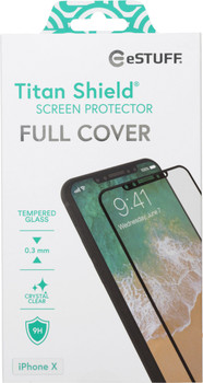 eSTUFF ES501510 Titan Shield Full Cover Screen Protector for iPhone 11 Pro/X/Xs ES501510