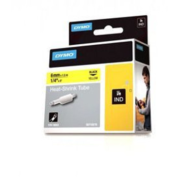 Dymo 18052 6mm Yellow Sleeve 18052