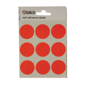 Blick Coloured Labels in Bags Round 29mm Dia 36 Per Bag Red Pack of 720 RS0 RS00515