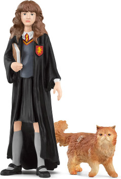 Schleich Wizarding World Harry Potter Toy Figure Hermione Granger & Crookshanks 42635