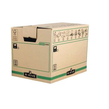 Fellowes Bankers Box Moving Box X-Large Brown Green Pack of 5 6205401 BB60705