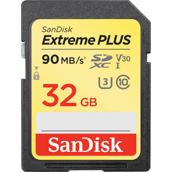 Sandisk SDSDXWF-032G-GNCI2 32GB Extreme PLUS SDHC UHS-1 SDSDXWF-032G-GNCI2