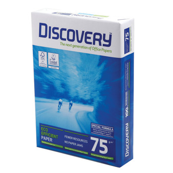 Discovery A4 75gsm White Paper Pack of 2500 59908 MO00706