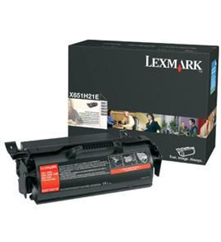 Lexmark X651H31E Toner Black High Capacity X651H31E