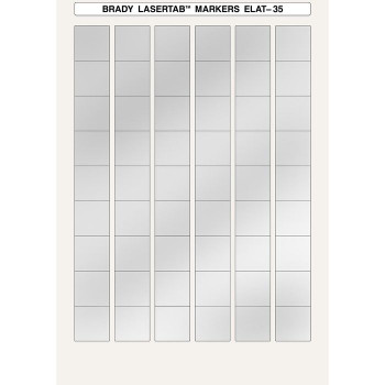 Brady ELAT-35-773-2.5 LaserTab Laser Printable ELAT-35-773-2.5