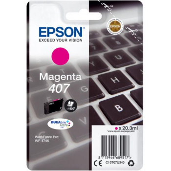 Epson Wf4745 Magenta High Yield Ink Cartridge 41Ml - C13T07U340 C13T07U340