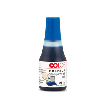 Colop 801 Blue Stamp Pad Ink 25Ml 109733 109749 109749