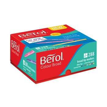 Berol Colour Broad Class Pack Assorted Pack of 288 2057598 BR31760