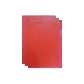 Q-Connect Cut Flush Folder A4 Red Pack of 100 KF01485 KF01485