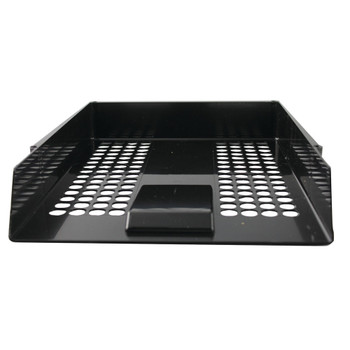 Q-Connect Letter Tray Black CP159KFBLK KF10050