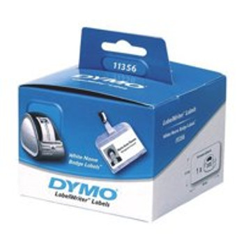 Dymo Labelwriter Small Name Badge Label White 41X89mm 300 Labels Per Roll White S0722560