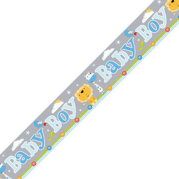 Baby Boy Banner Blue/Grey Pack of 6 6837-BBB-1 EU86540