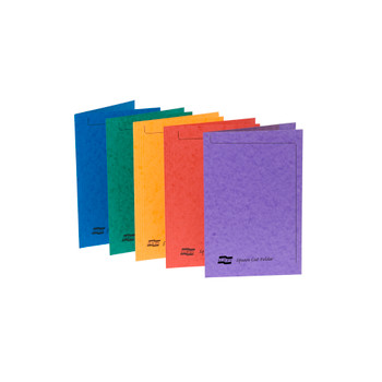 Europa Square Cut Folder Manilla Foolscap 265Gsm Assorted Pack 50 4820Z 4820Z