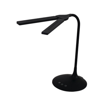 Alba Nomad Two Head Desk Lamp Black LEDTWIN N ALB01578