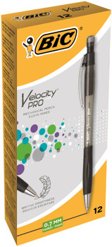 Bic Velocity Pro Mechanical Pencil Hb 0.7Mm Lead Assorted Colour Barrel Pack 12 8206462