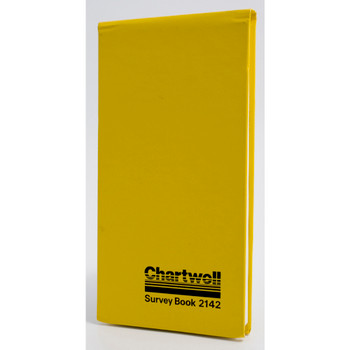 Chartwell Survey Dimension Book Weather Resistant 106X205mm Lined Numbered 1 Up 2142Z