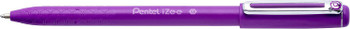 Pentel Izee Ballpoint Pen Cap-Style 1.0Mm Tip 0.5Mm Line Violet Pack 12 BX460-V BX460-V