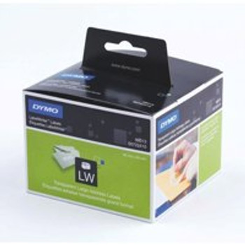 Dymo Labelwriter Large Address Label 36X89mm 260 Labels Per Roll Clear Plastic S0722410