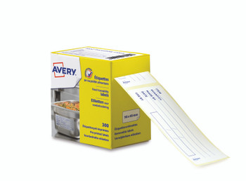 Avery Allergen Food Labels 98X40mm Pack 300 - ETIHACCP. ALL9840