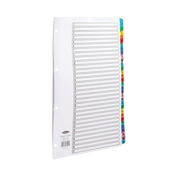 Concord Classic Index 1-31 A4 180Gsm Board White With Coloured Mylar Tabs 03201/ 03201/CS32