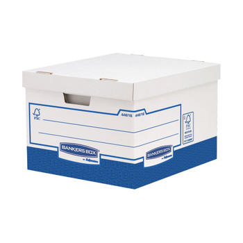 Fellowes Basics Storage Box Heavy Duty Large Pack of 10 BB72106 BB72104