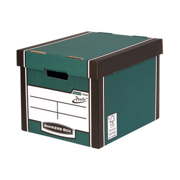 Bankers Box Premium Tall Box Green Pack of 5 7260806 BB57832