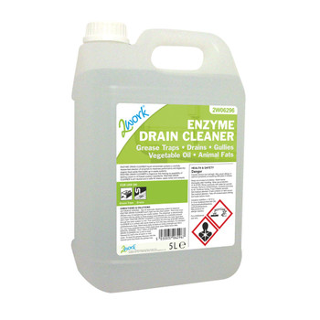 2Work Enzyme-Based Drain Cleaner 5 Litre Bulk Bottle 2W06296 2W06296