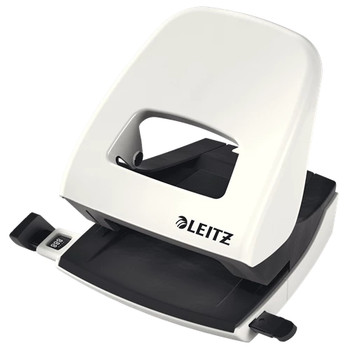 Leitz NeXXt WOW Metal Office Hole Punch White 50081001 50081001