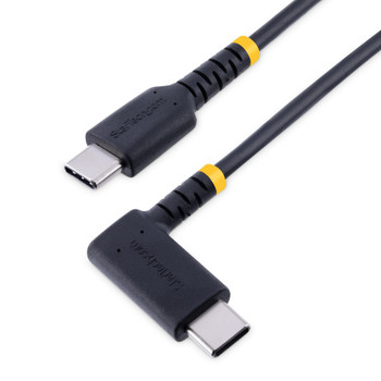 Startech.Com 1M Usb C Right Angled Heavy Duty Fast Charging Cable With 60W Power R2CCR-1M-USB-CABLE