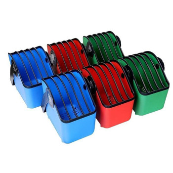 Lockncharge LNC10019 5 Slot 13 " Large Plastic Device Basket Set Of 6 2 X Green LNC10019