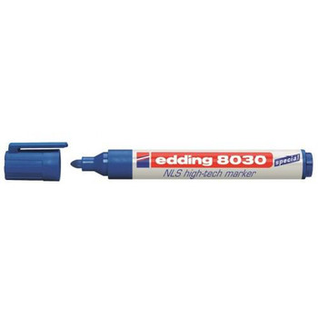 Edding 8030 Nls Permanent Marker Bullet Tip 1.5-3Mm Blue Pack 10 4-8030003
