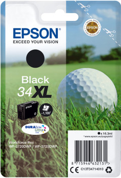 Epson C13T34714010 Singlepack Black 34XL DURAB C13T34714010