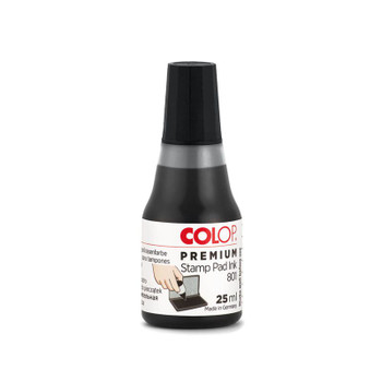 Colop 801 25Ml High Quality Water Based Stamp Pad Ink Black 109748