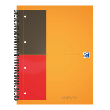 Oxford International A4 Plus Wirebound Hardback Notebook 100104036 JD01202