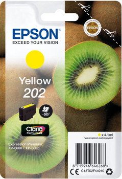 Epson C13T02F44010 Singlepack Yellow 202 C13T02F44010