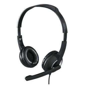 Hama Hs-P150 Ultra-Lightweight Headset With Boom Microphone 3.5Mm Jack Padded Ea 053982
