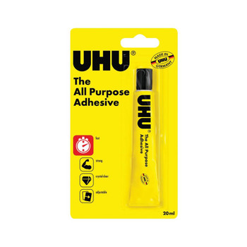10 x UHU All Purpose Adhesive 20ml Temorarily adjustable whilst drying 4409 ED44091
