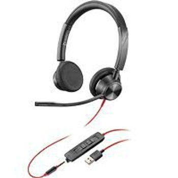 Poly 213934-101 Blackwire 3320 USB-A Headset 213934-101