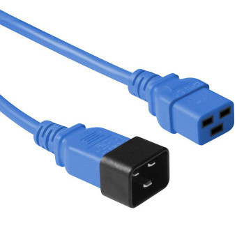 MicroConnect PE2019B18 Blue power cable C20-F to PE2019B18