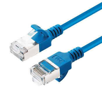 MicroConnect V-FTP6A075B-SLIM CAT6A U-FTP Slim. LSZH. 7.5m V-FTP6A075B-SLIM