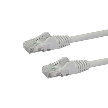 Startech.Com 0.5M White Snagless Cat6 Patch Cable N6PATC50CMWH