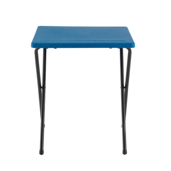 Titan Folding Exam Desk Polypropylene Blue KF78652 KF78652